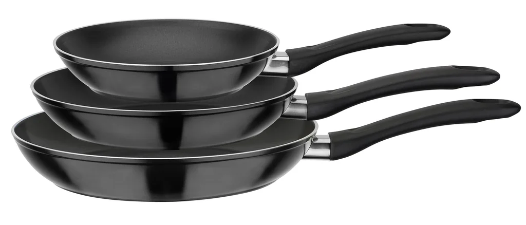 Bratpfannenset 3-tlg (20+24+28 cm) Nova schwarz