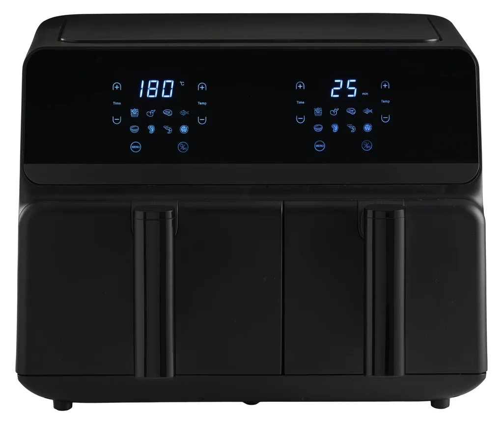 Heißluft Fritteuse, doppelt