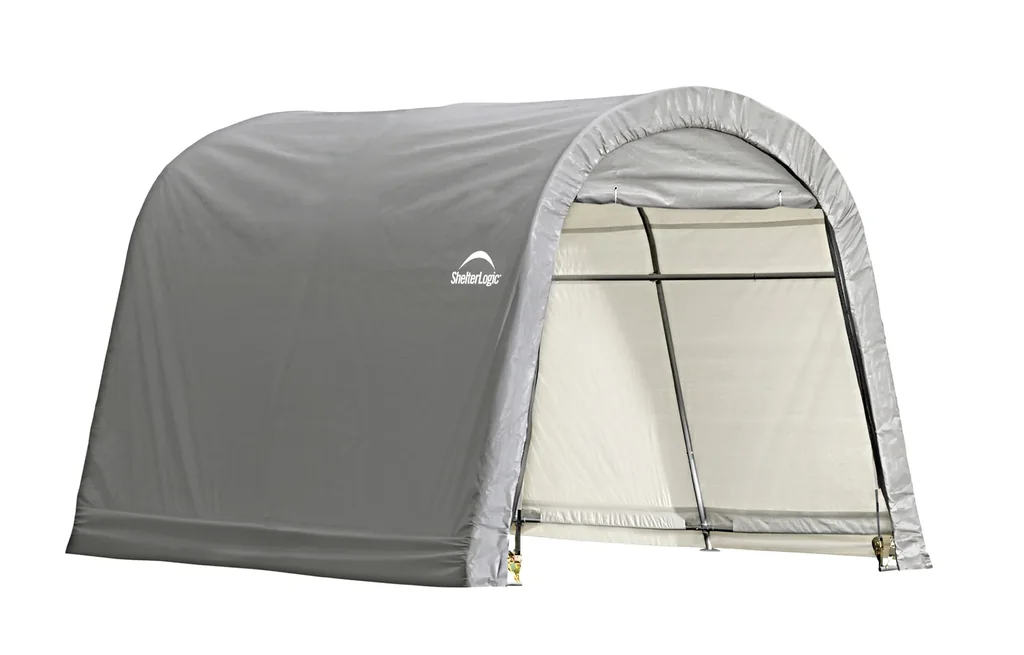 Gerätehaus Shed-in-a-Box 9 m², Roundtop, grau