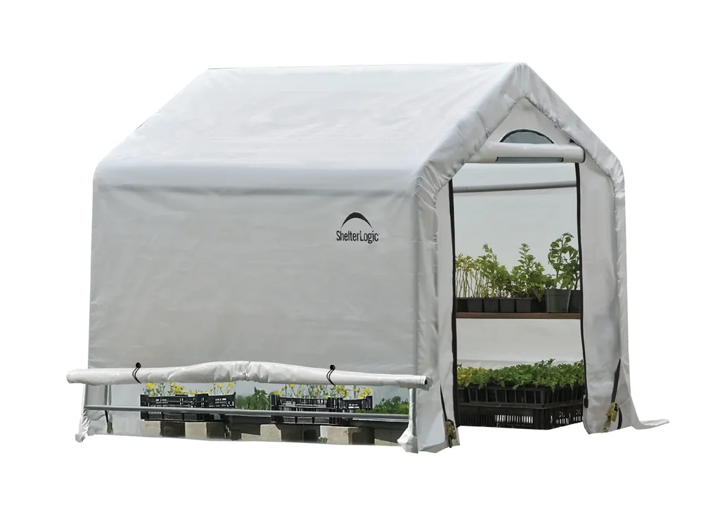 Gewächshaus 3,24 m², weiß