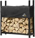 Kaminholzregal 120 cm mit Cover, Traglast 1.000 kg