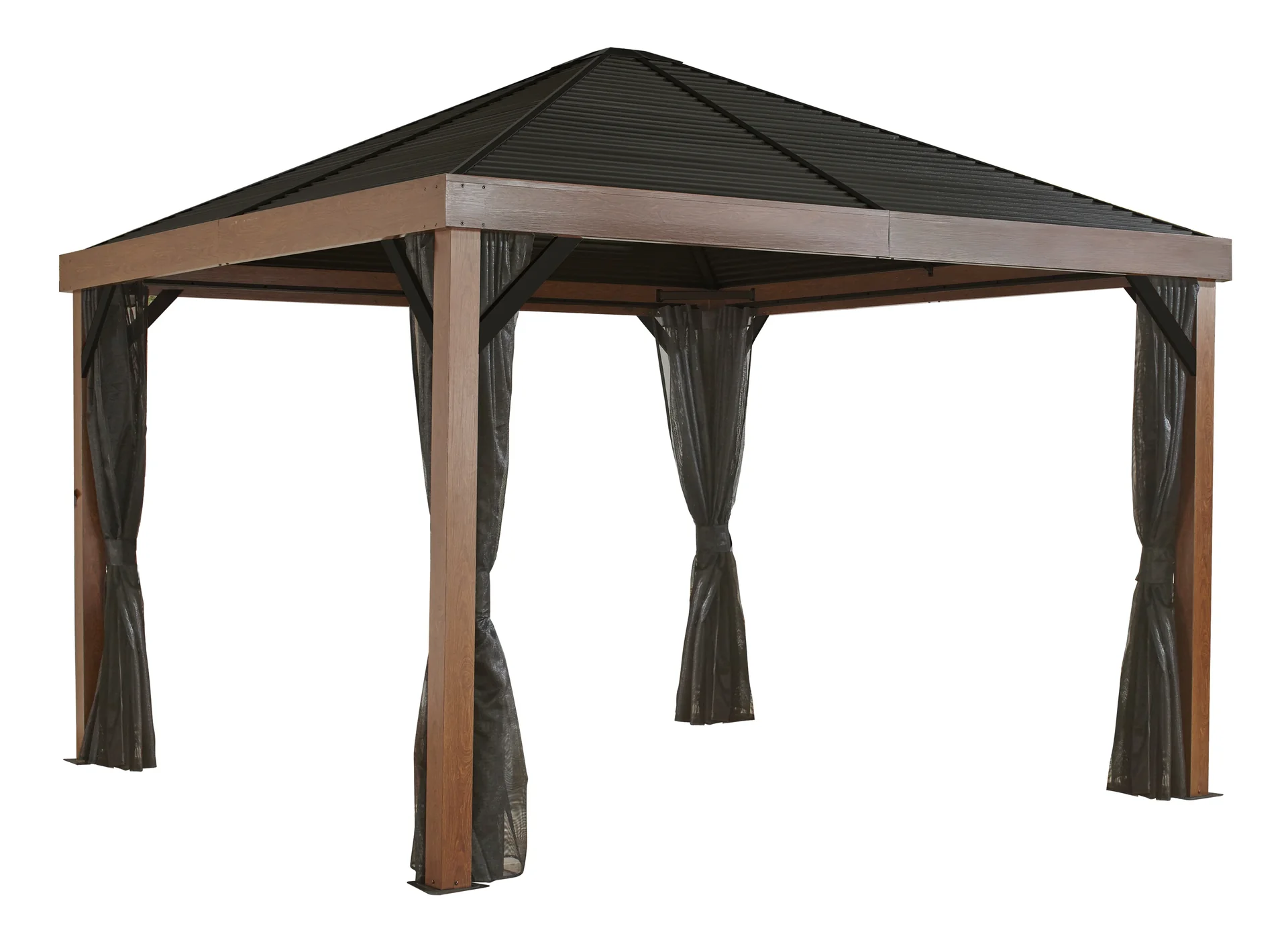 Sojag Pavillon Valencia 12x12 Holz-Edition