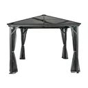 Vorhang-Set passend zum Pavillon Verona 10x10