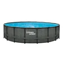 Pool Elite 549 x 132 cm, Rattan Grau