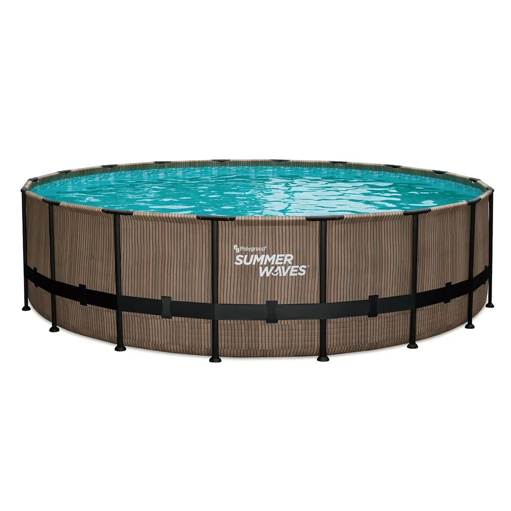 Pool Elite 549 x 132 cm, Teak-Optik