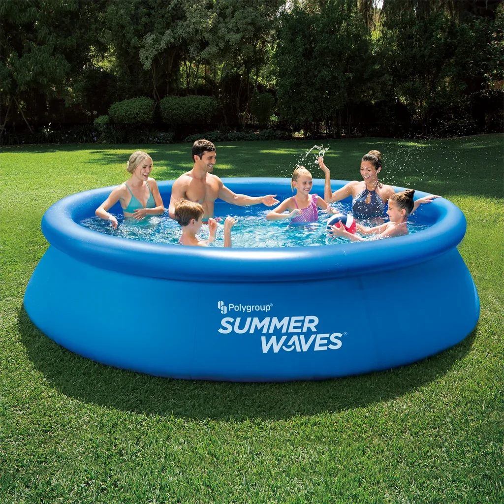 Rundpool 366 x 76 cm, blau