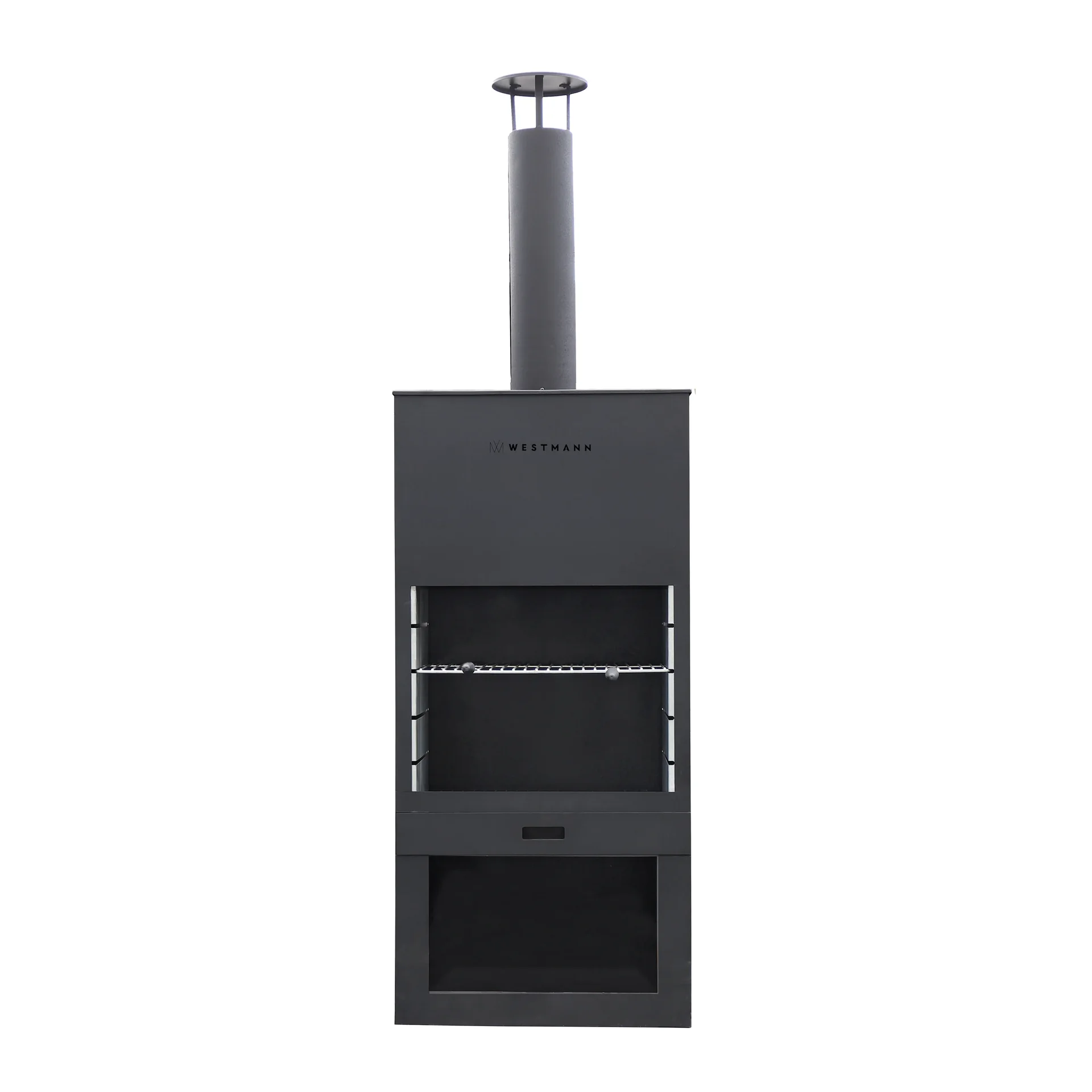 Westmann Grill und Gartenkamin schwarz
