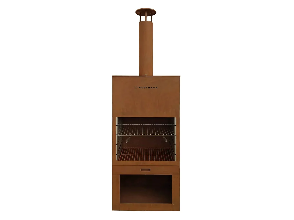 Grill und Gartenkamin rost