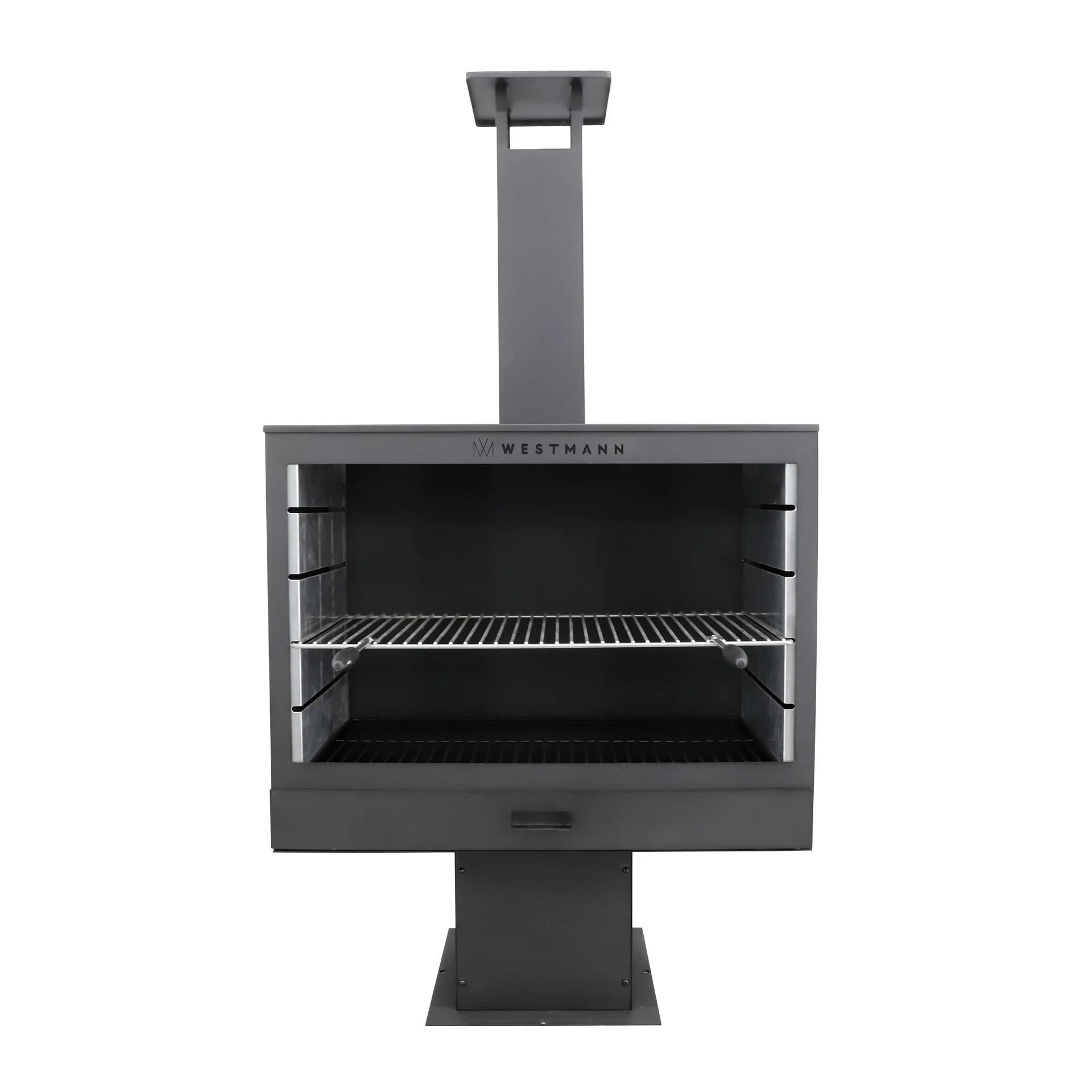 Westmann Grill und Kaminofen schwarz