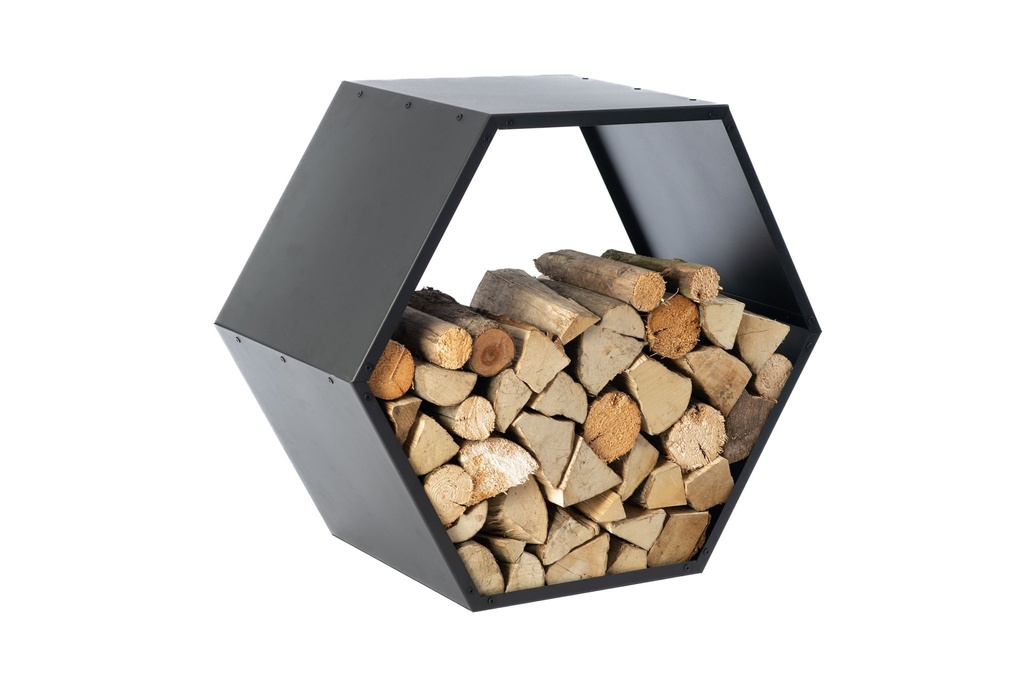 Westmann Kaminholzregal Biene Stahl schwarz