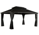 Vorhang-Set passend zum Pavillon Mykonos/Messina 12x16