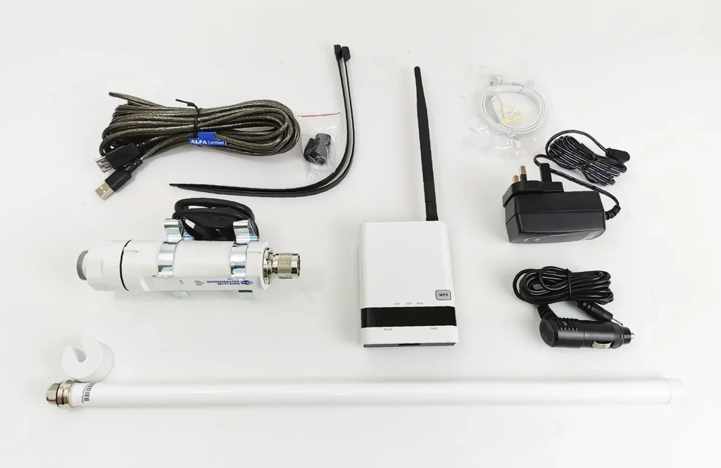 RangeMaster WiFi-Antenne und Router