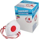 Flache faltbare FFP3-Staubmaske mit Ventil, Einweg-Displaybox, 25 Stk. FFP3