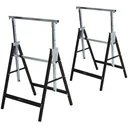 Sägebock höhenverstellbar zusammenklappbar max. 200kg, schwarz