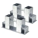 Holzstapelhalter, 2 Stück im Set - so stapeln Sie Ihr Holz richtig