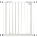 Türschutzgitter ohne bohren 74-80 cm einstellbar Treppenschutzgitter Absperrgitter mit Doppelter Verschluss Hunde Absper
