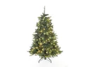 Künstlicher Weihnachtsbaum Fichte inklusive Lichterkette 180 cm Grün