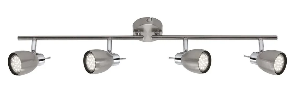 LED Deckenleuchte, 12 Watt, GU10, matt-nickel