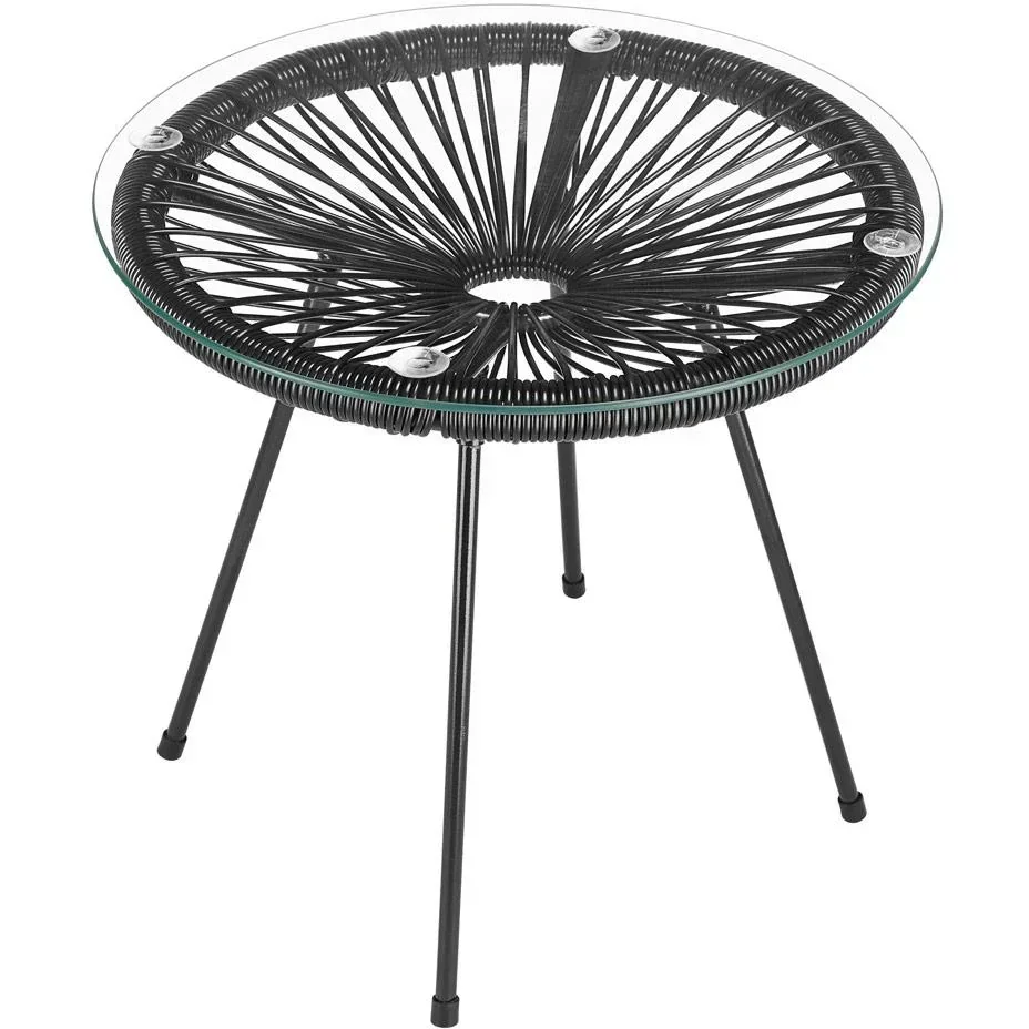 Beistelltisch Acapulco schwarz Ø45cm