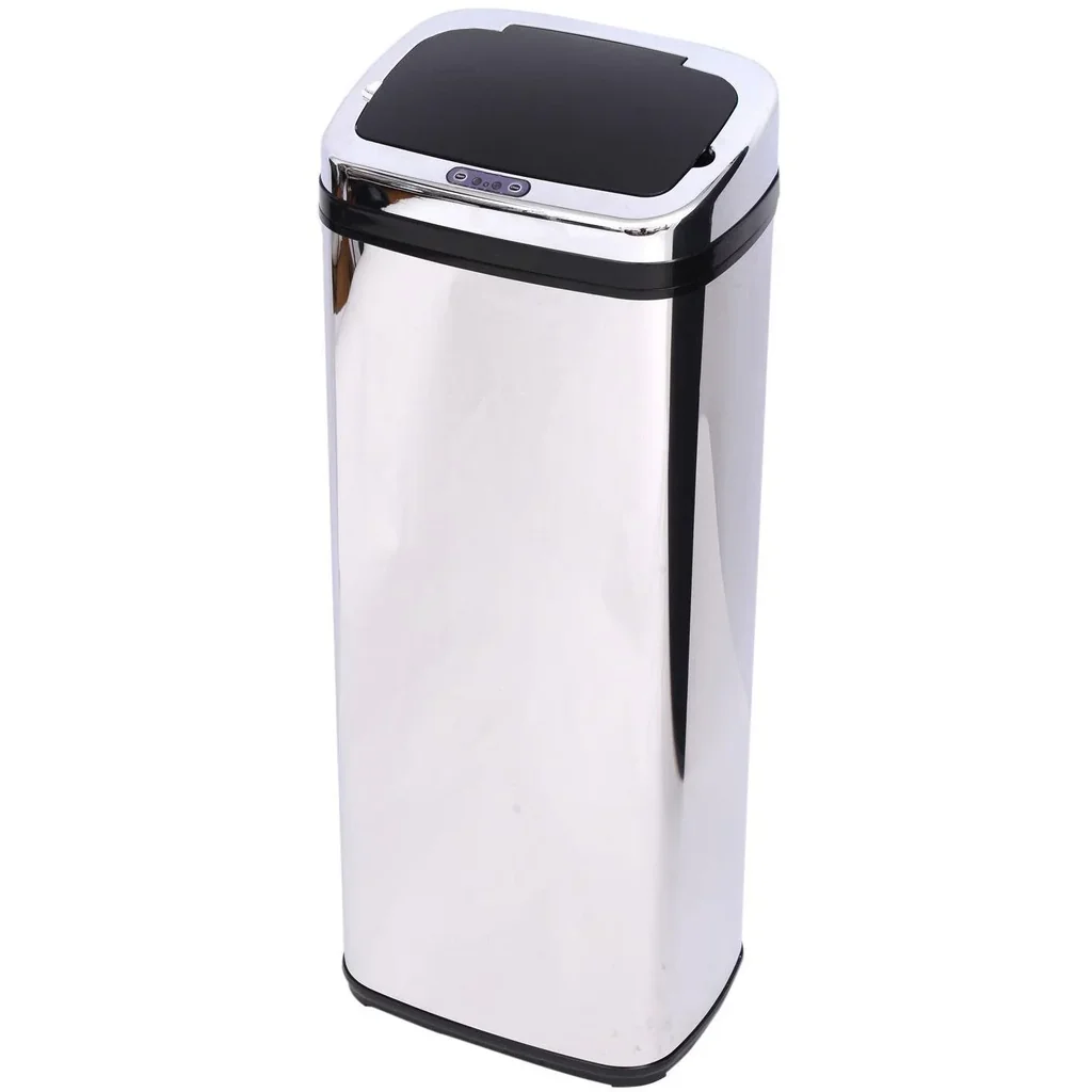 Edelstahl Automatik Sensor 50L Mülleimer (viereckig)