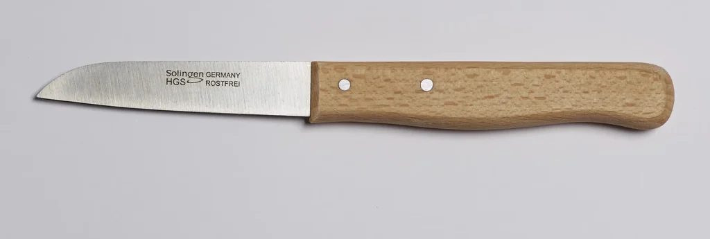 Gemüsemesser, 8 cm, mit Buchenholzgriff