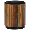 Couchtisch 38x45 cm massiv aus recyceltem Holz