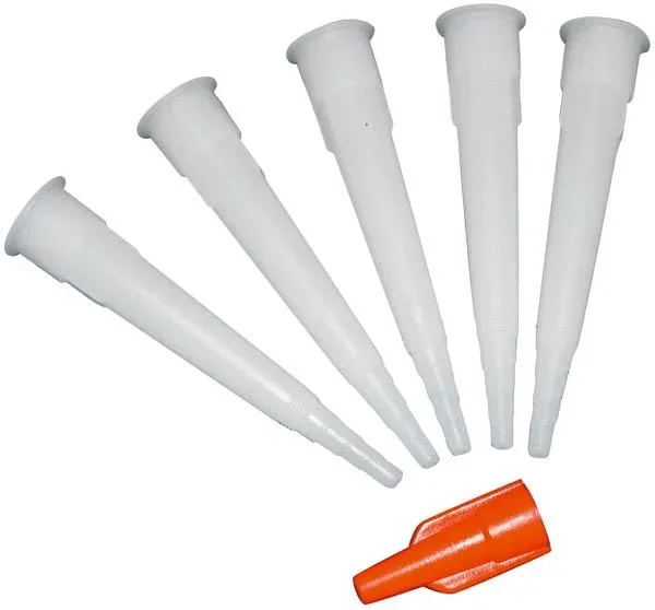 Ersatz Kartuschenspitzen mit Verschluß - 5 Stück