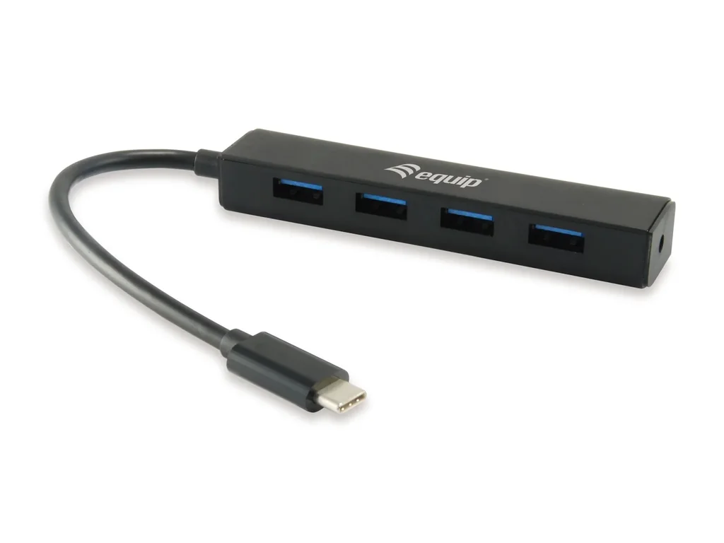 USB-Hub USB 3.1-C zu USB 3.0 4 Port schwarz