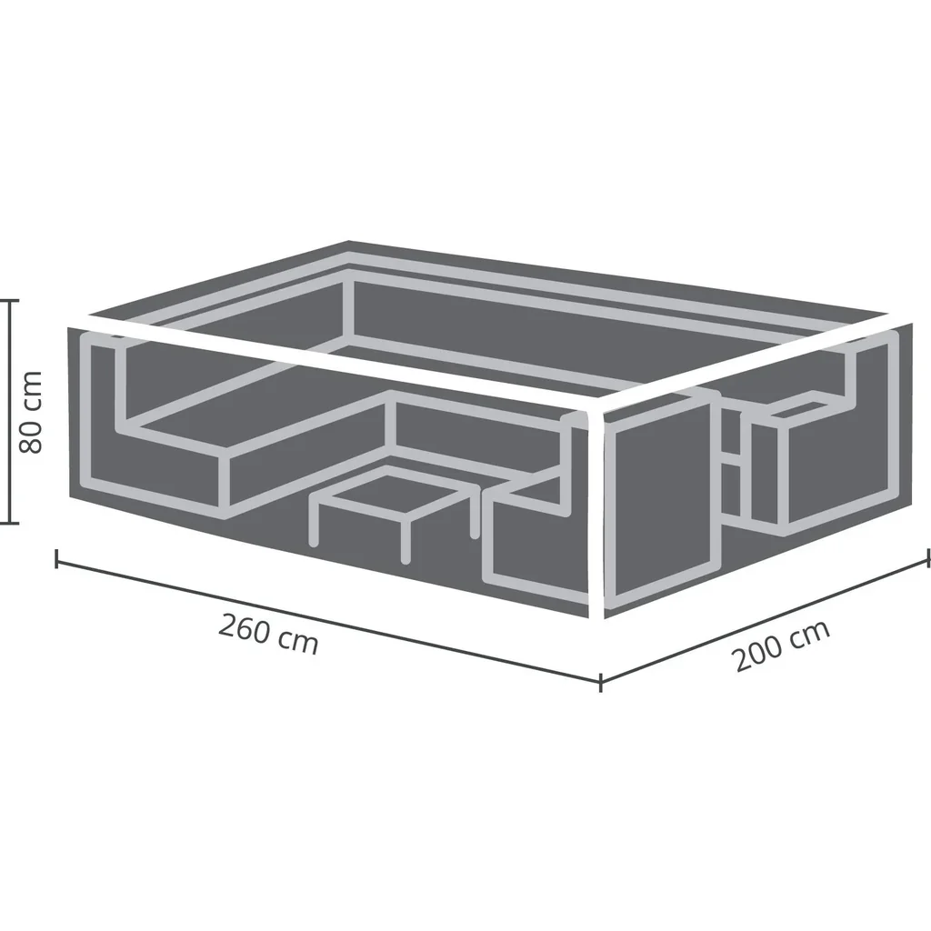 Outdoor Lounge Set Abdeckung - 260cm