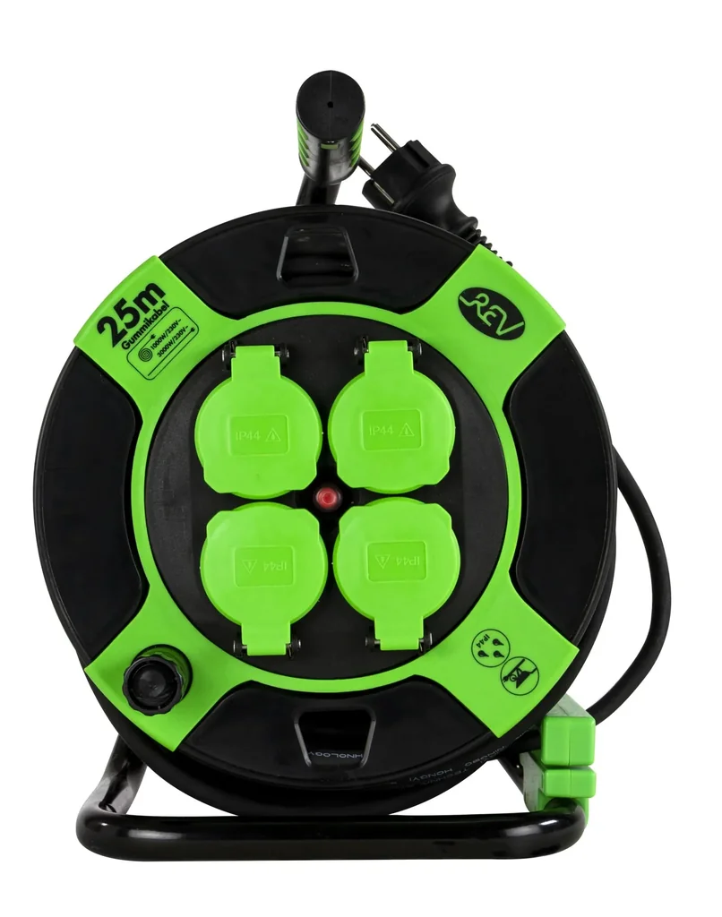 Kunststoff Kabeltrommel 25m, IP44