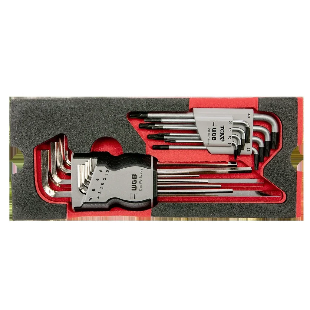 Werkstattwagen - 7 Schubladen, bestückt mit 9 Modulen, 140-teilig