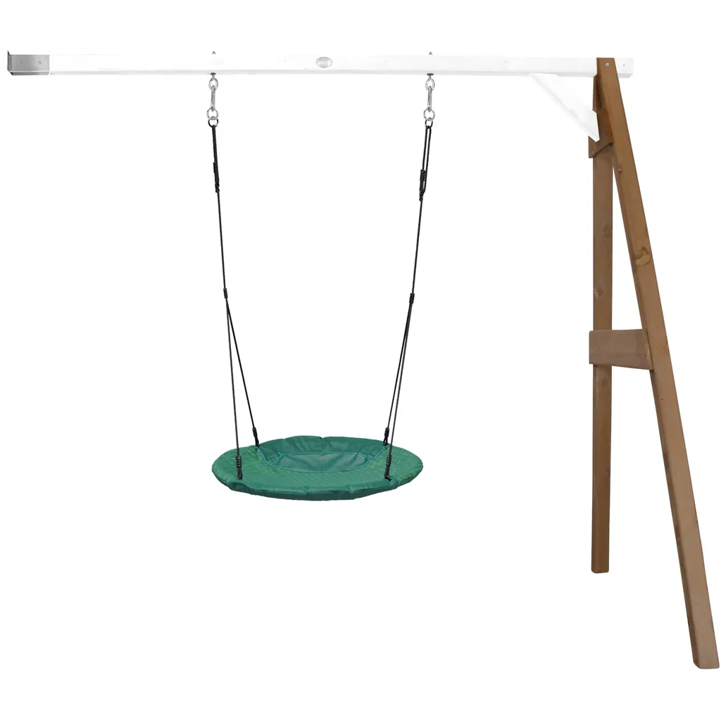 Nest-Anbauschaukel Summer Braun/weiß