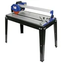 ELEKTRISCHER FLIESENSCHNEIDER MIT UNTERGESTELL - 600 W - TRENNSCHEIBE 180 mm