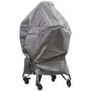 Premium-Schutzhülle für Grill, perfekte Passform Ø80x90 cm, wetterfest, hält Ihren Grill einsatzbereit, ideal für BBQ-Enthusiasten, grau