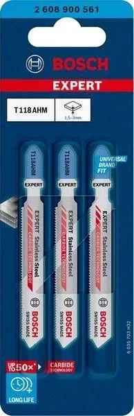 Stichsägeblätter T118AHM EXPERT, 3 Stück