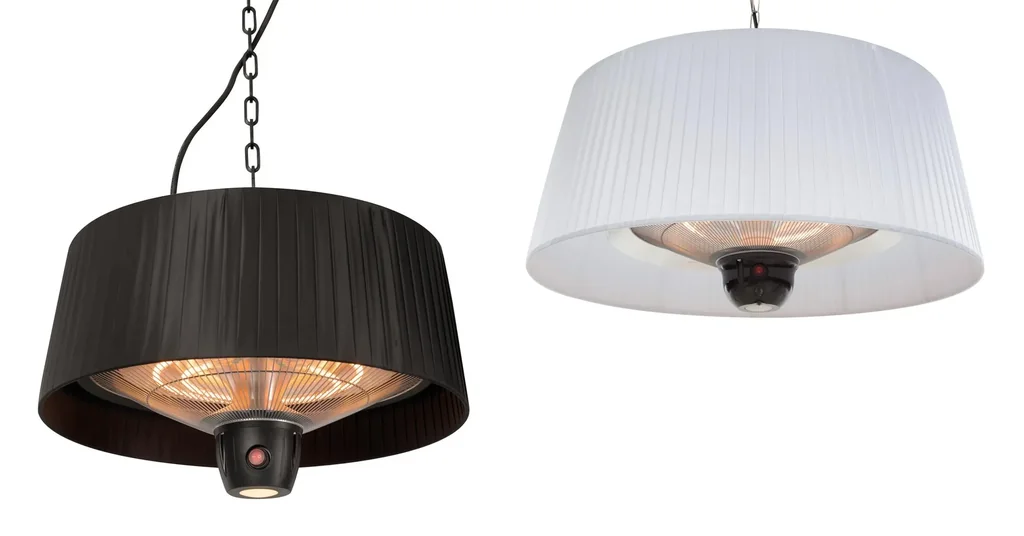 Hängeheizstrahler Artix Compact Bright Hanging weiß 1500 Watt