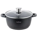 Cheffinger Kasserolle/Tiefe Pfanne mit Deckel - 20cm - 2.5L