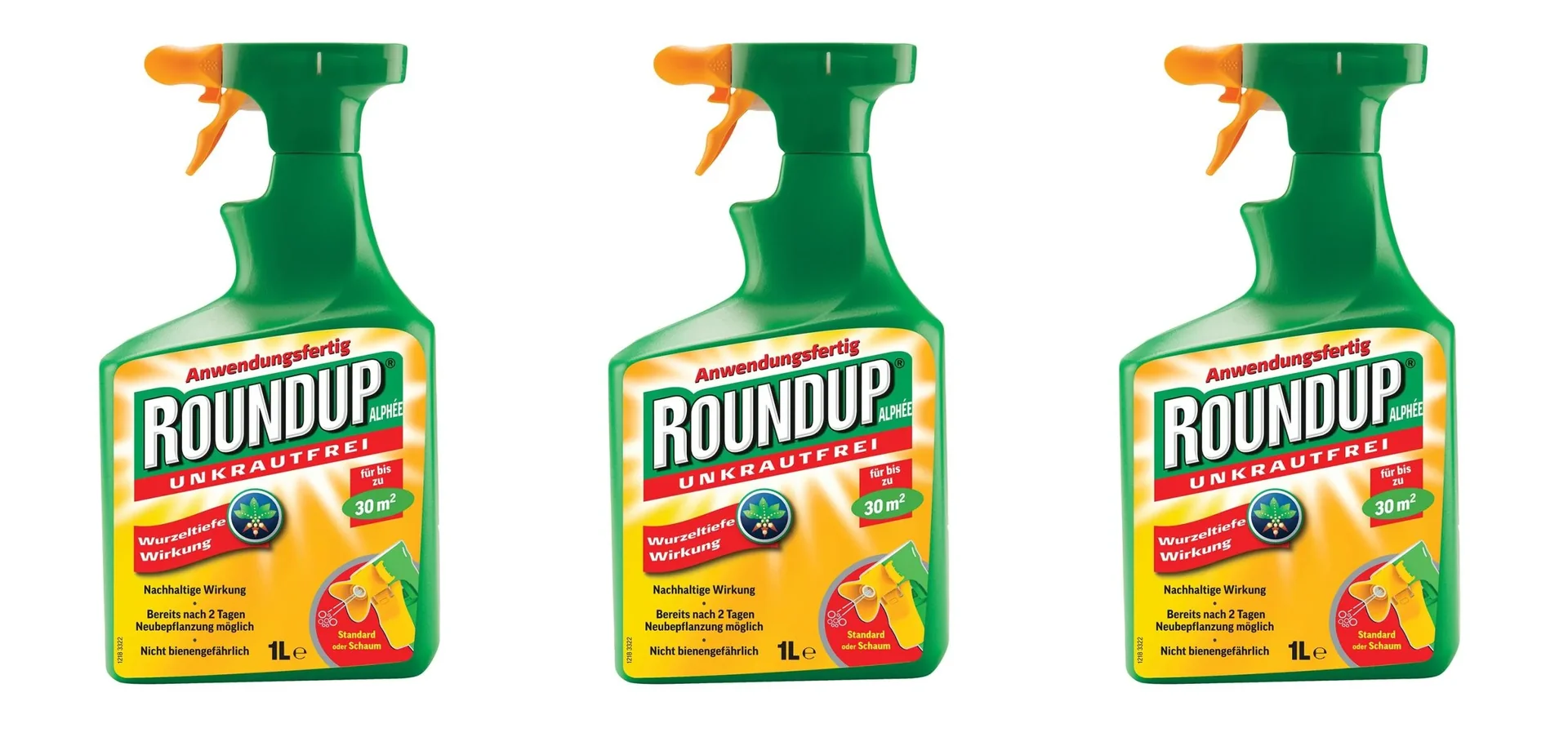 3 x Unkrautfrei