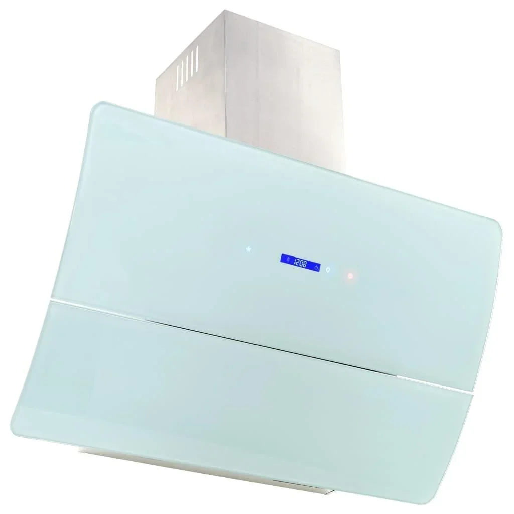 Wandhaube 756 m³/h 90 cm Edelstahl weiß