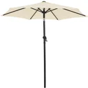 Sonnenschirm Beige Ø200cm UV-Schutz 40+