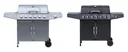 Gasgrill "Dayton" 6 Hauptbrenner + 1 Seitenbrenner, schwarz