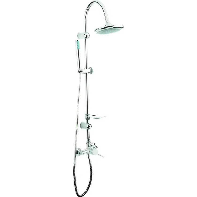 Brausegarnitur - Regendusche - Handbrause - Chrom