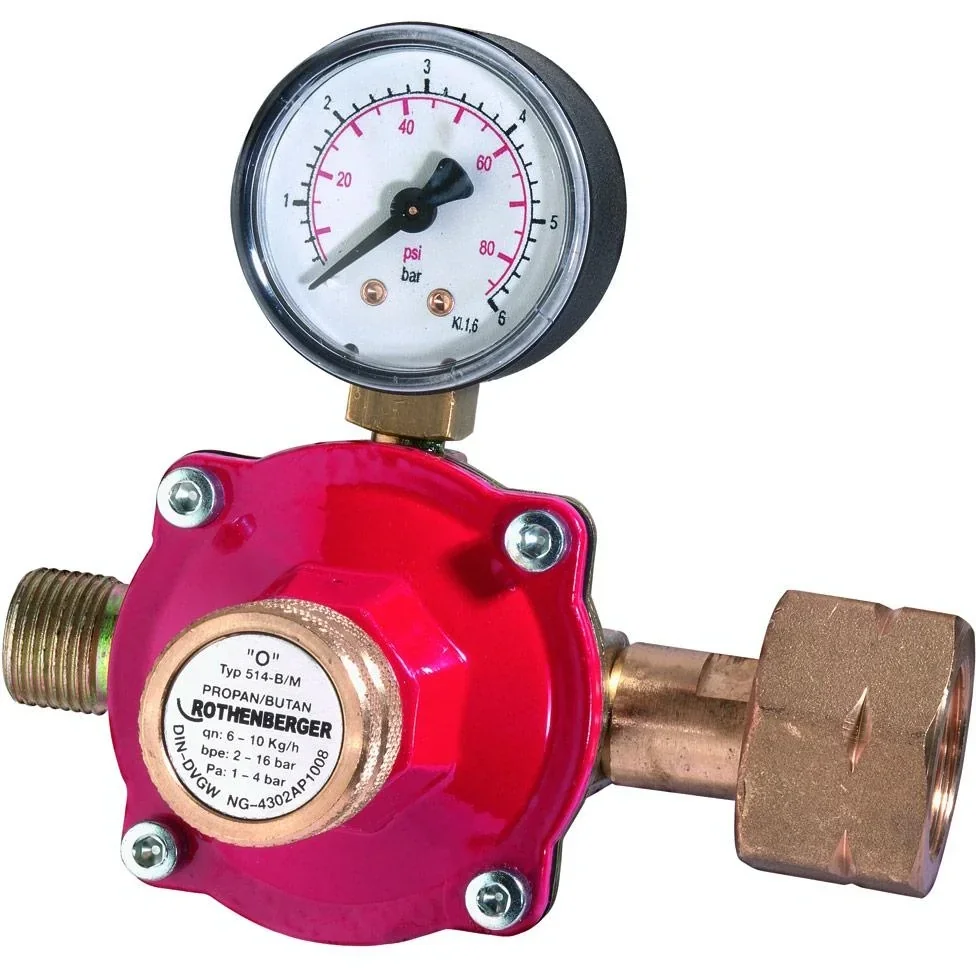 Propanregler, Manometer 0,5-4 Bar