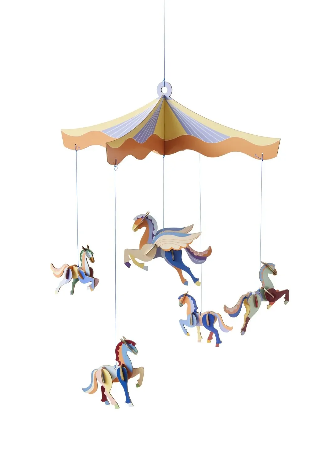 Studio ROOF Bastel-Set, 3D Wandobjekt, Baby Mobile - Zirkus der Sonne