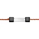 Litzendrahtverbinder 3 Mm gerade, Edelstahl, 10 Stück