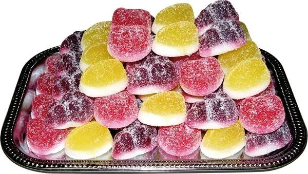 Fruchtgelee mit Joghurt, 1000 g - Erdbeere, Mango, Johannisbeere