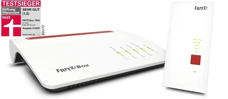 FRITZ! Mesh Set Box 7590 + WLAN Repeater 2400