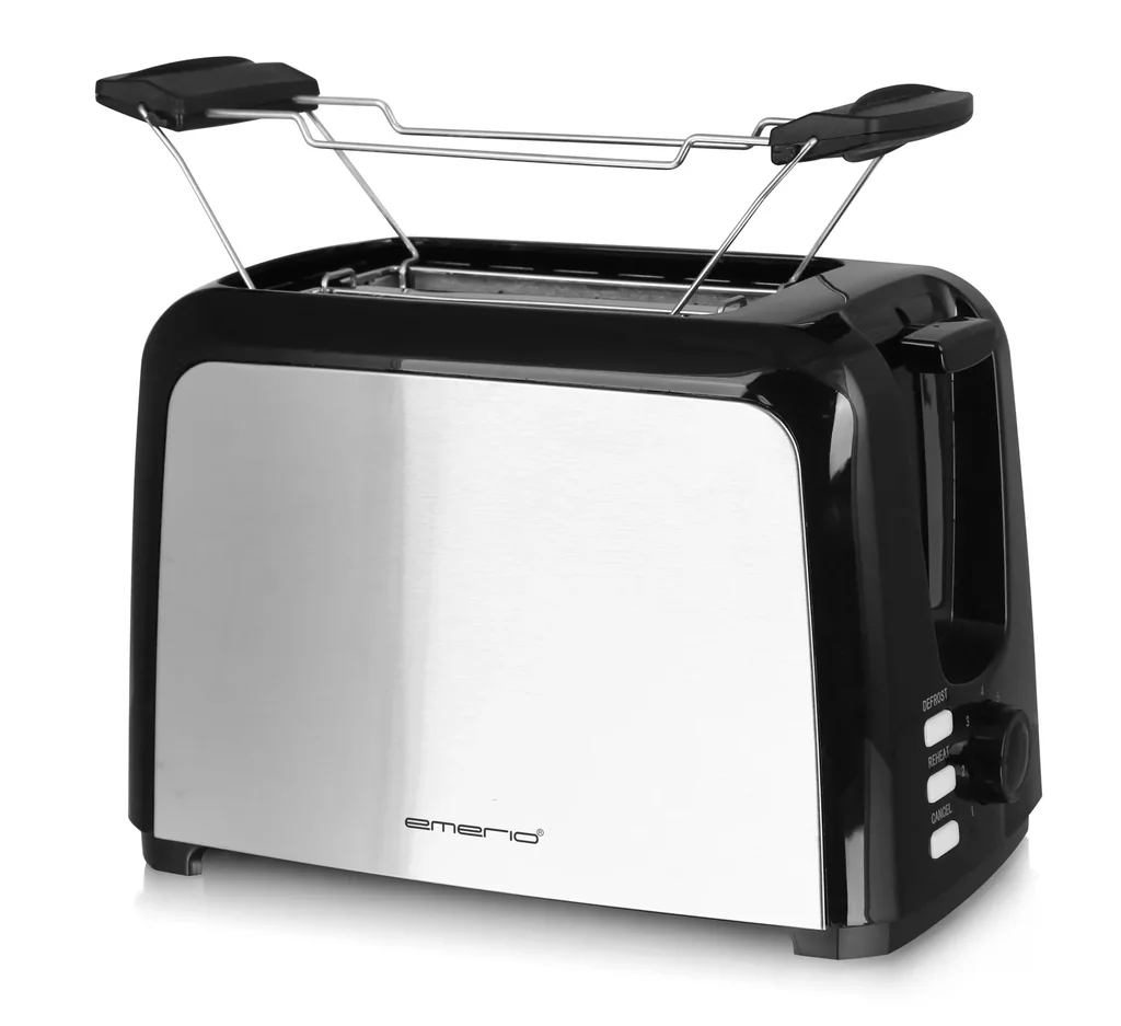 Toaster "TO-123924", Doppelschlitz, Edelstahl, 750 Watt