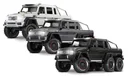 Mercedes-Benz G63 AMG 6x6 RTR ohne Akku/Lader inkl. Licht 1/10 6WD Scale-Crawler Brushed silber