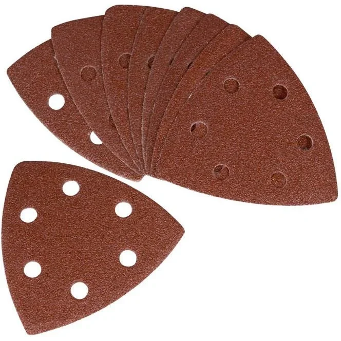PSA1033 Delta Schleifpapier, 90x90x90mm (P80), 10-Tlg.
